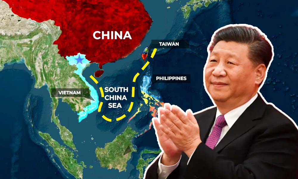 How China has established it Dash Line Claims of South China Sea over time