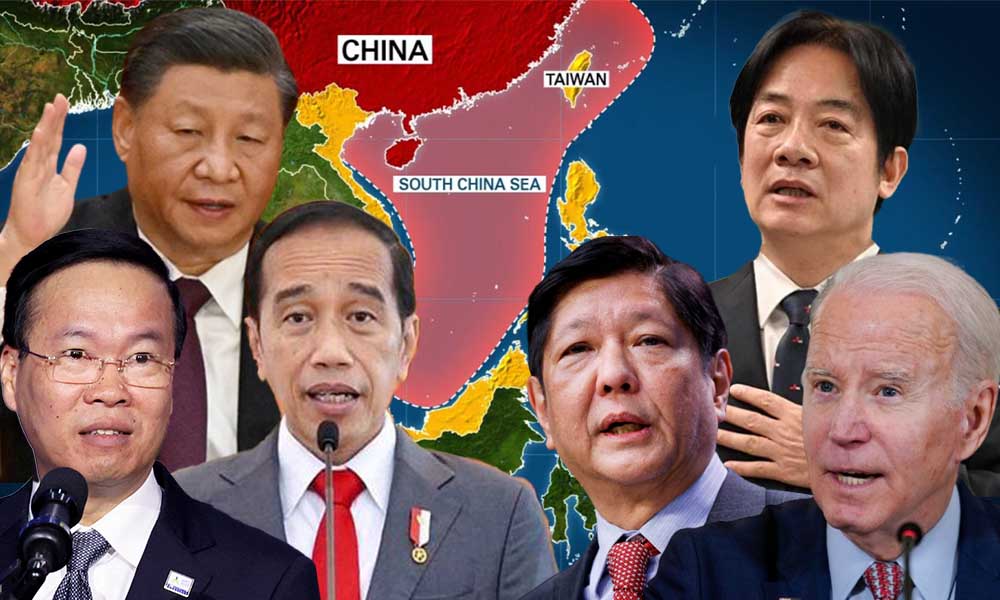 Which country dominates the South China Sea