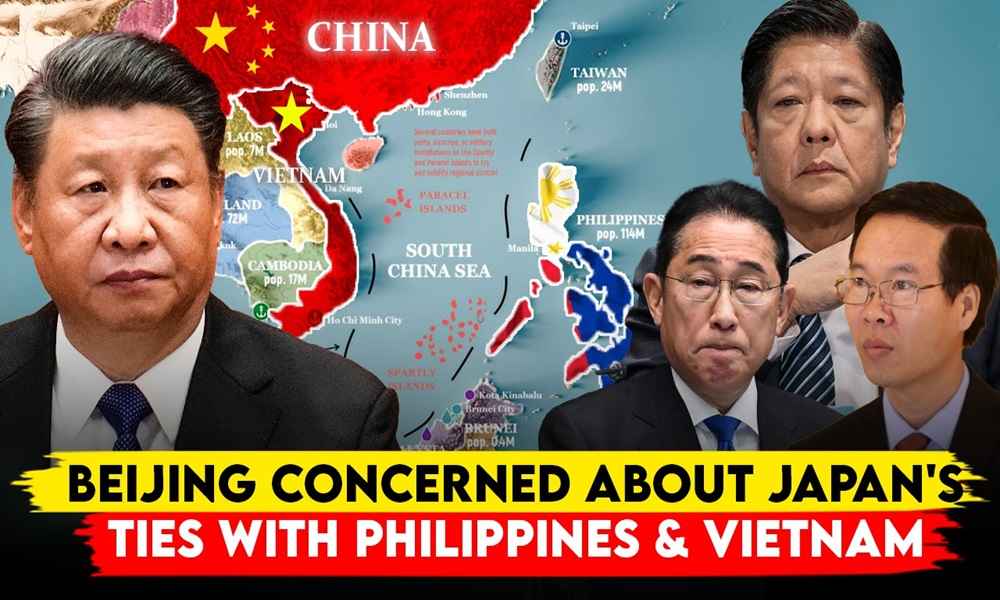 Japan's defense relations with the Philippines and Vietnam are frustrating China