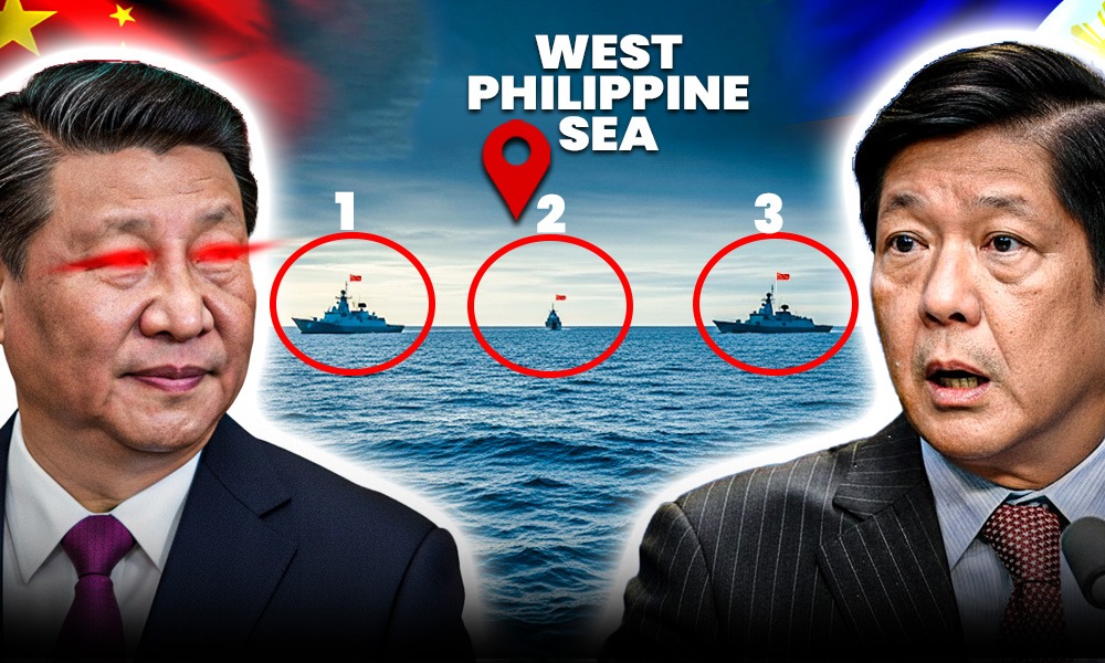 Philippines on HIGH ALERT as 3 Chinese Warships Enter Disputed Waters