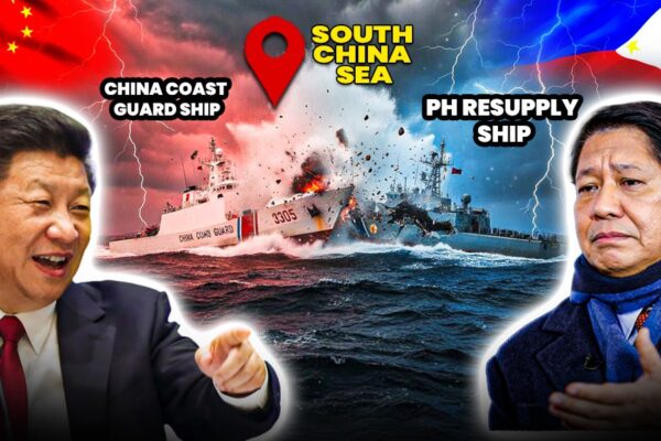 Chinese Coast Guard Rams Philippine Vessel Near Pag-asa Island in South China Sea Chinese Coast Guard Rams Philippine Vessel Near Pag-asa Island in South China Sea