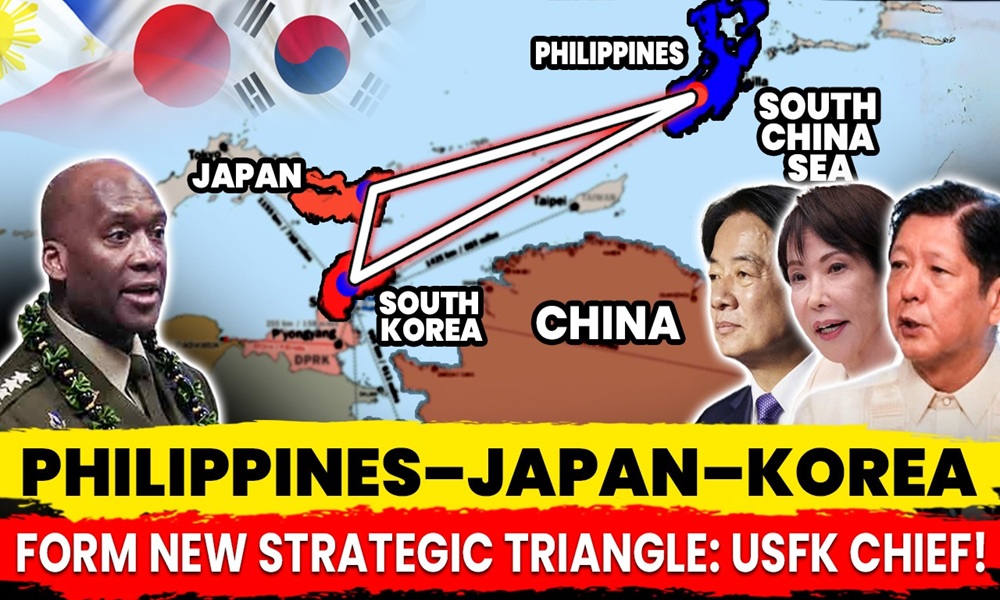 USFK’s “East-Up” Map Reveals New Strategic Triangle Linking Korea–Japan–Philippines Security Arc