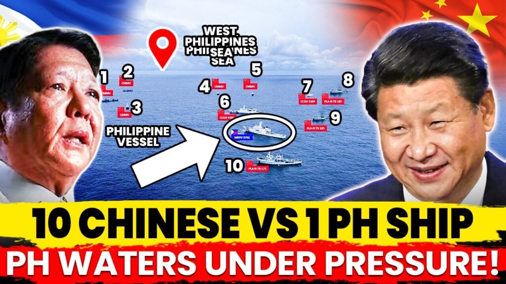 10 Chinese Ships vs 1 Philippine Vessel - indopacific report