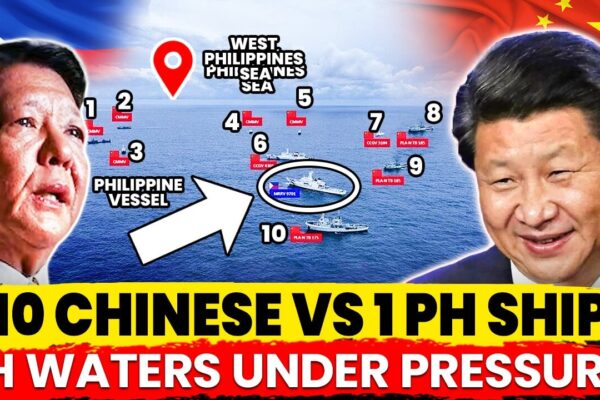 10 Chinese Ships vs 1 Philippine Vessel - indopacific report