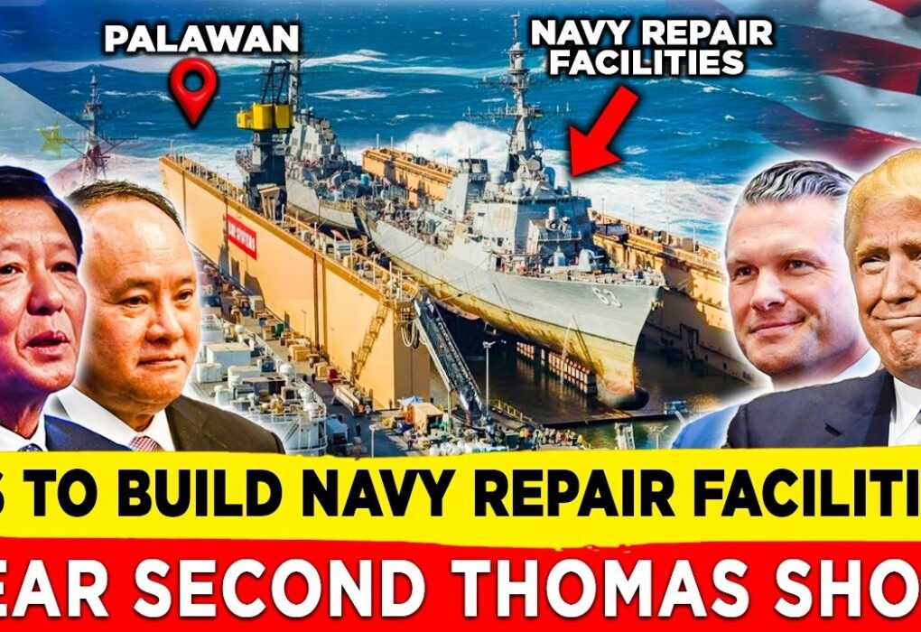 US to Build 2 Navy Repair Facilities in the Philippines Near Second Thomas Shoal to Deter China