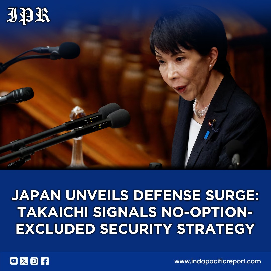 Japan Signals Strategic Shift Takaichi Commits to Defense Modernization