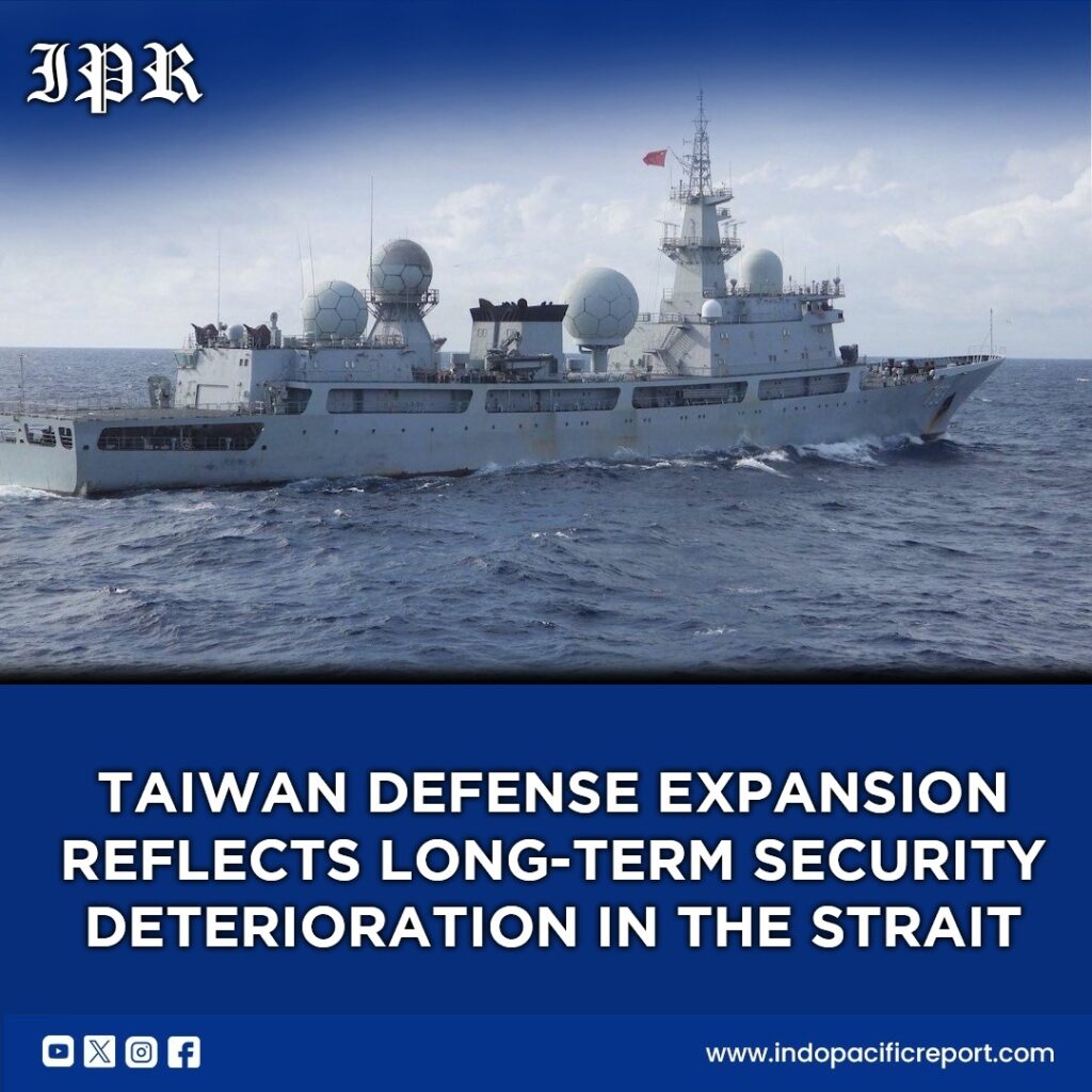 Taiwan’s $40B Defense Push Signals Persistent Strait Tension, Not De-escalation