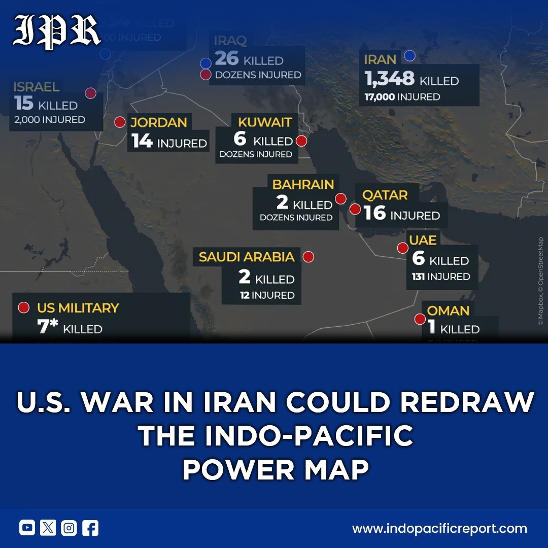 U.S. War in Iran Could Redraw the Indo-Pacific Power Ma