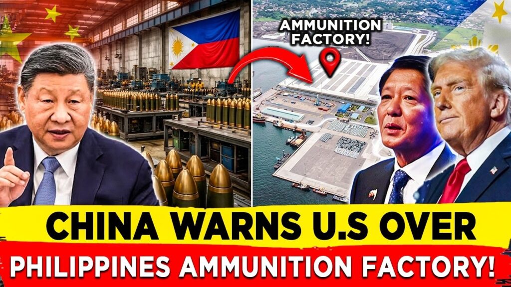 China Warns U.S. Over Planned Ammunition Facility in Philippines