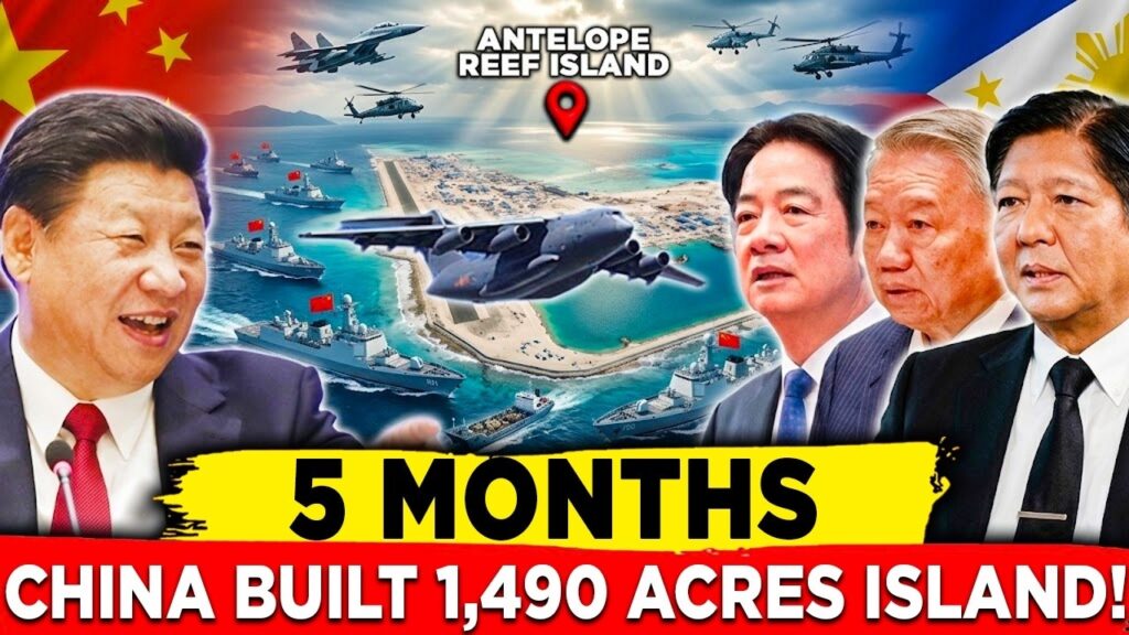 China Just Built a Giant Island on Antelope Reef in 5 Months