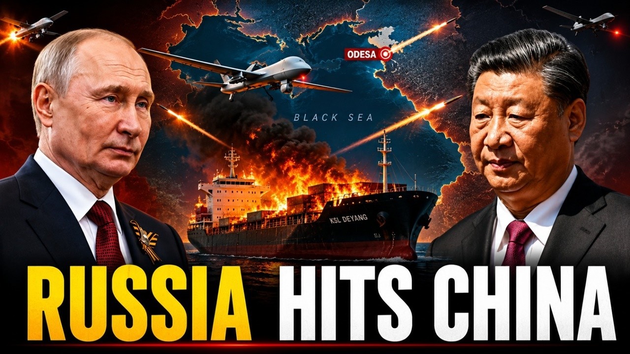 Russian Drone Hits Chinese Ship Near Ukraine