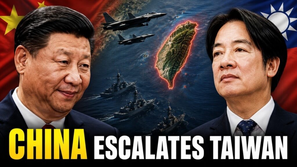China Just Sent More Aircraft and Warships Near Taiwan