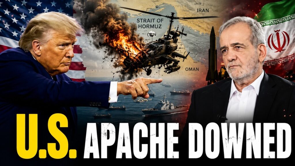 Trump Vows Response After Iran Downs U.S. Apache Helicopter