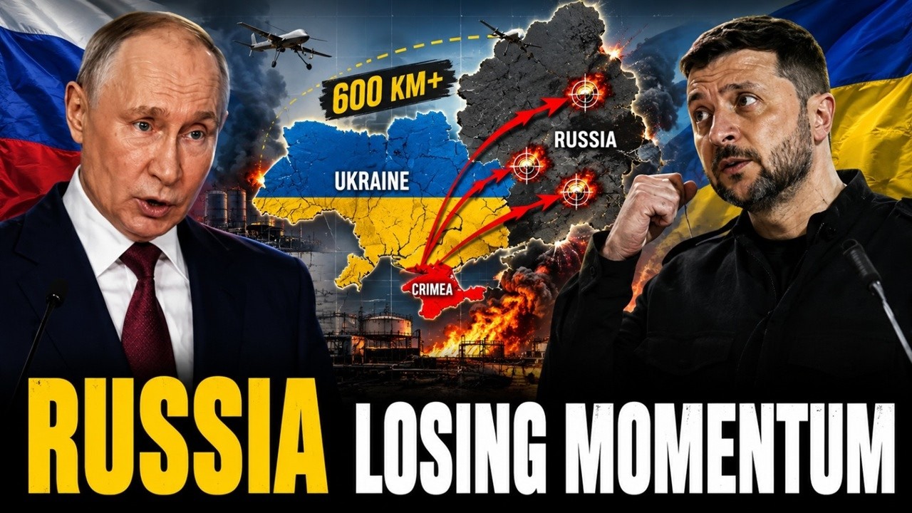 Zelenskyy Says Russia Is Losing Momentum in Ukraine