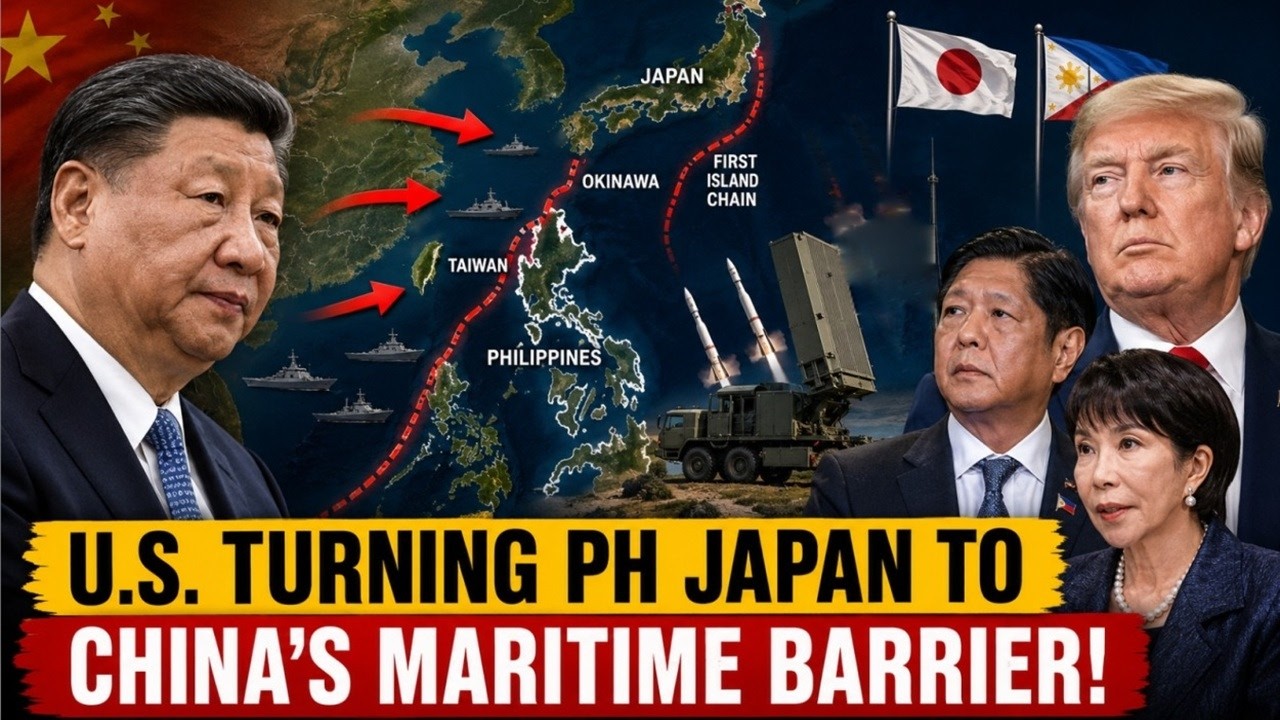 U.S. Is Turning Philippines Japan into China's Maritime Barrier