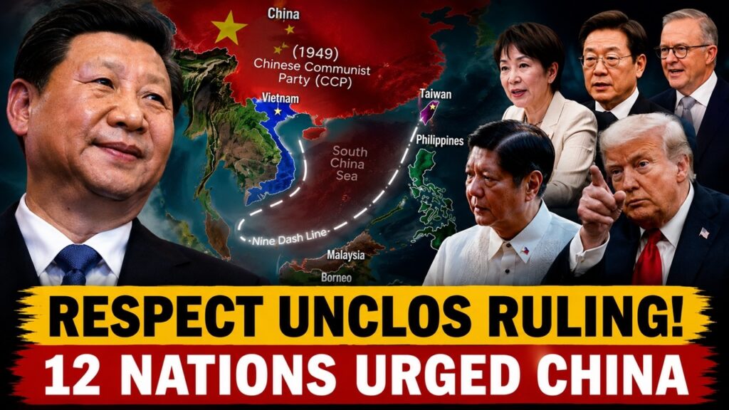 12 Nations Urge China to Respect UNCLOS Ruling on South China Sea!