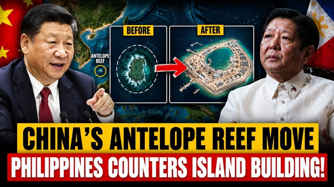 China Is Turning a Antelope Reef Into a Military Outpost in the South China Sea