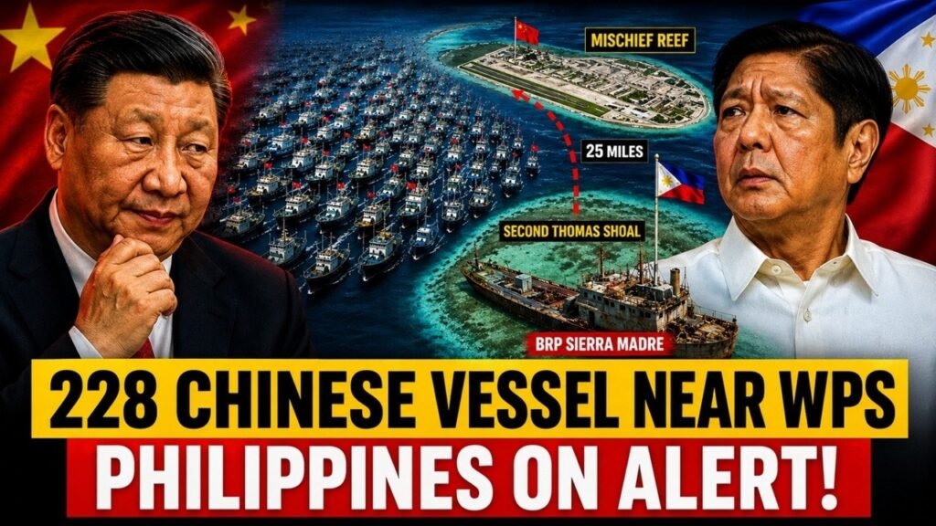 225 Chinese Ships Swarm Philippines Near Scarborough Shoal — What Is China Planning?