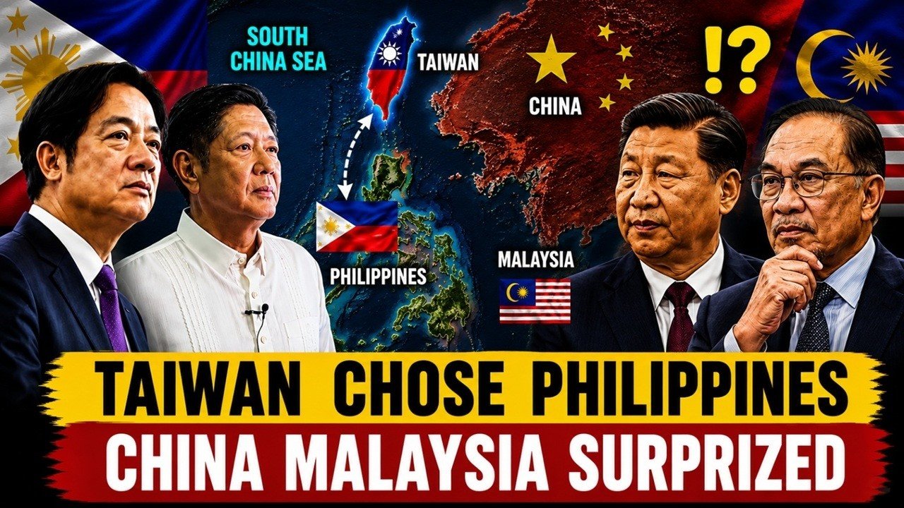 Taiwan Choose Philippines as Malaysia Moves Closer to China