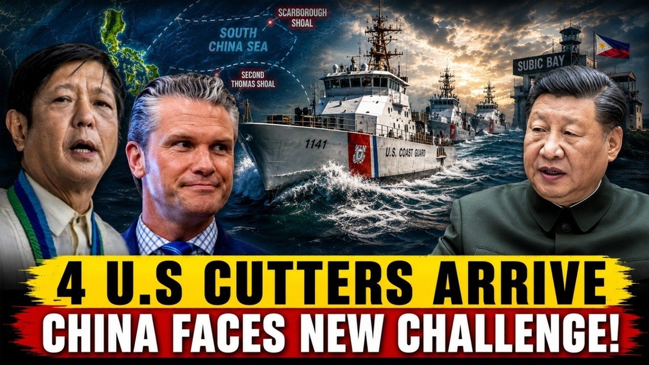 U.S. Sends 4 Coast Guard Cutters to the Philippines — China Faces a New Challenge
