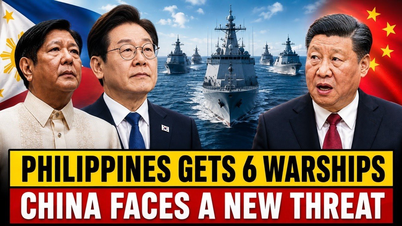 Philippines Receives 6 Warships From South Korea to Deter China in the SCS!