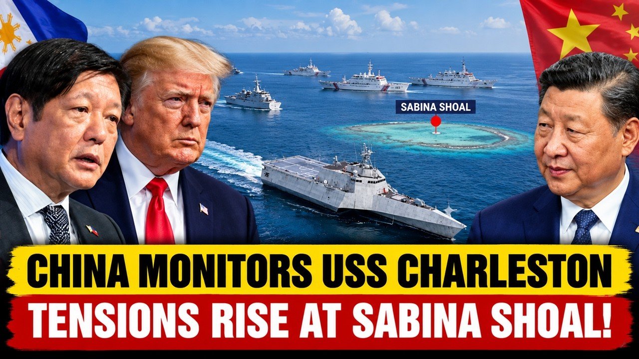 China Tracks US Warship Near Philippines — Tensions Rise at Sabina Shoal!
